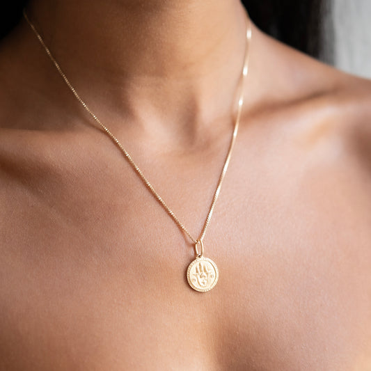 Evil Eye & Hamsa Gold Charm