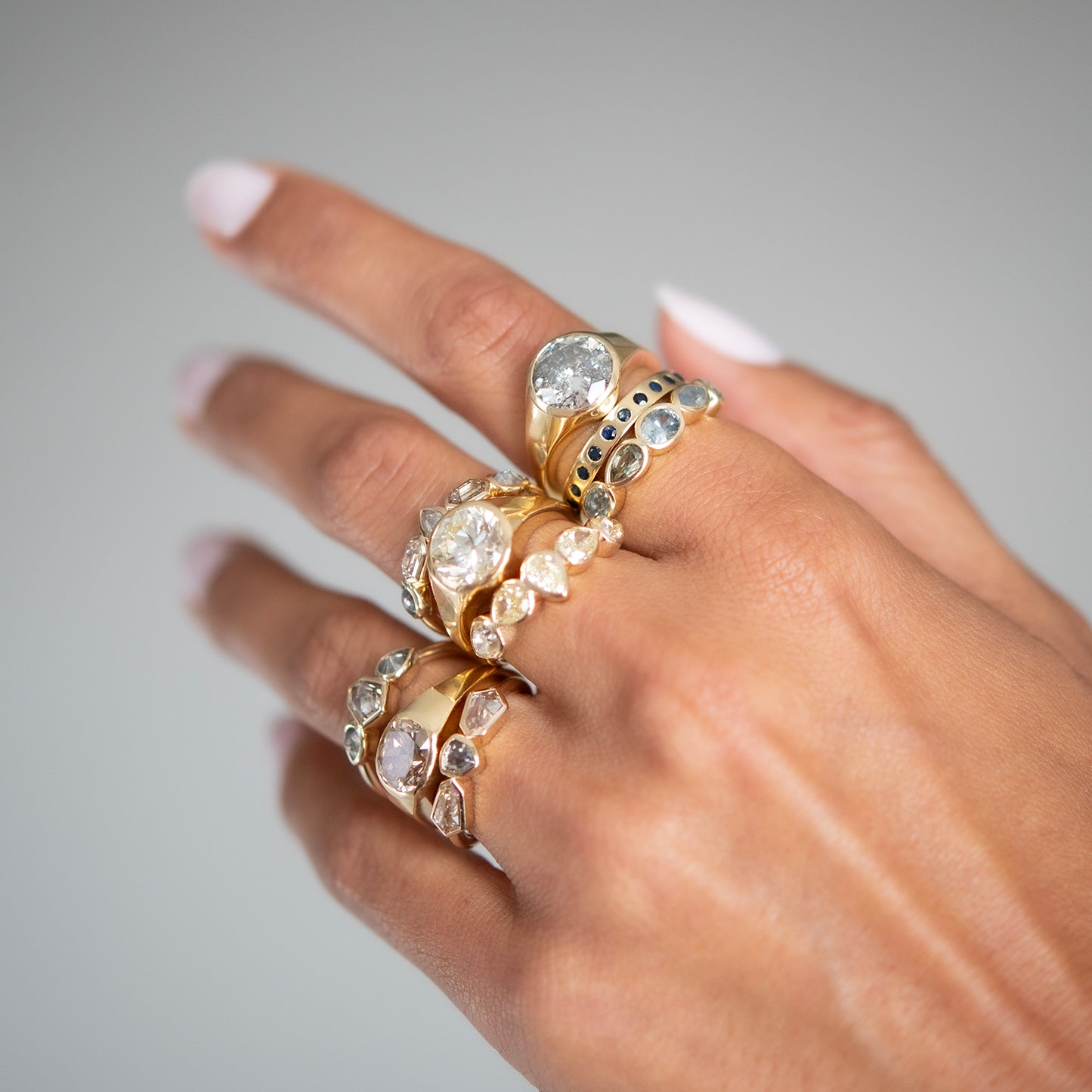Meridian Sapphire Stacking Band