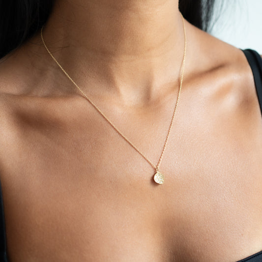 Concave Pod Diamond Necklace