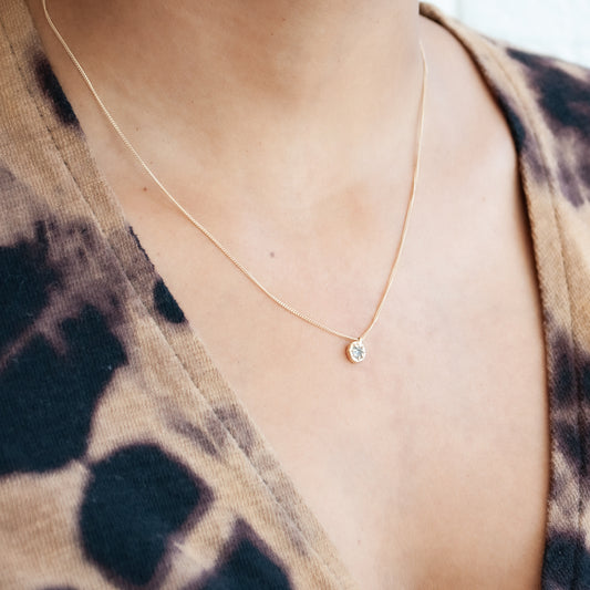 Tiny Diamond Necklace
