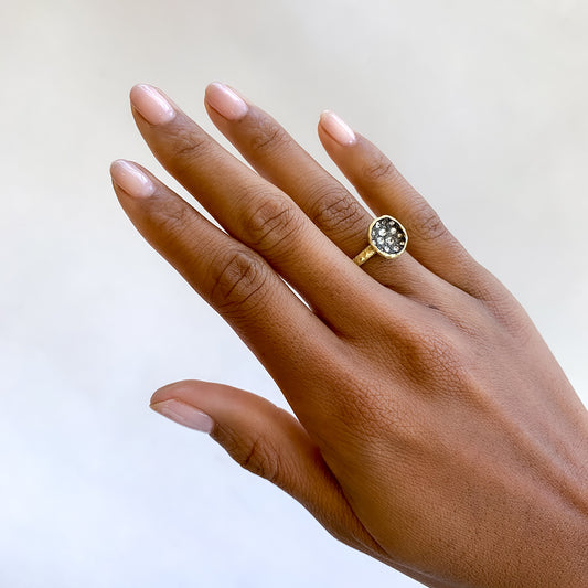Diamond Crater Ring
