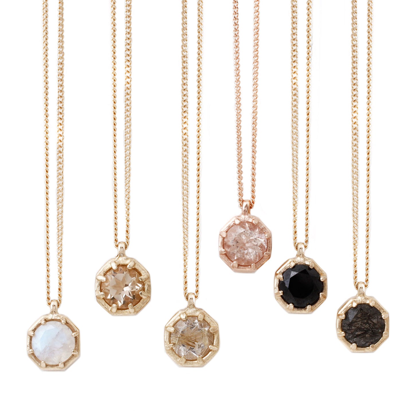 Spinel Octagon Necklace