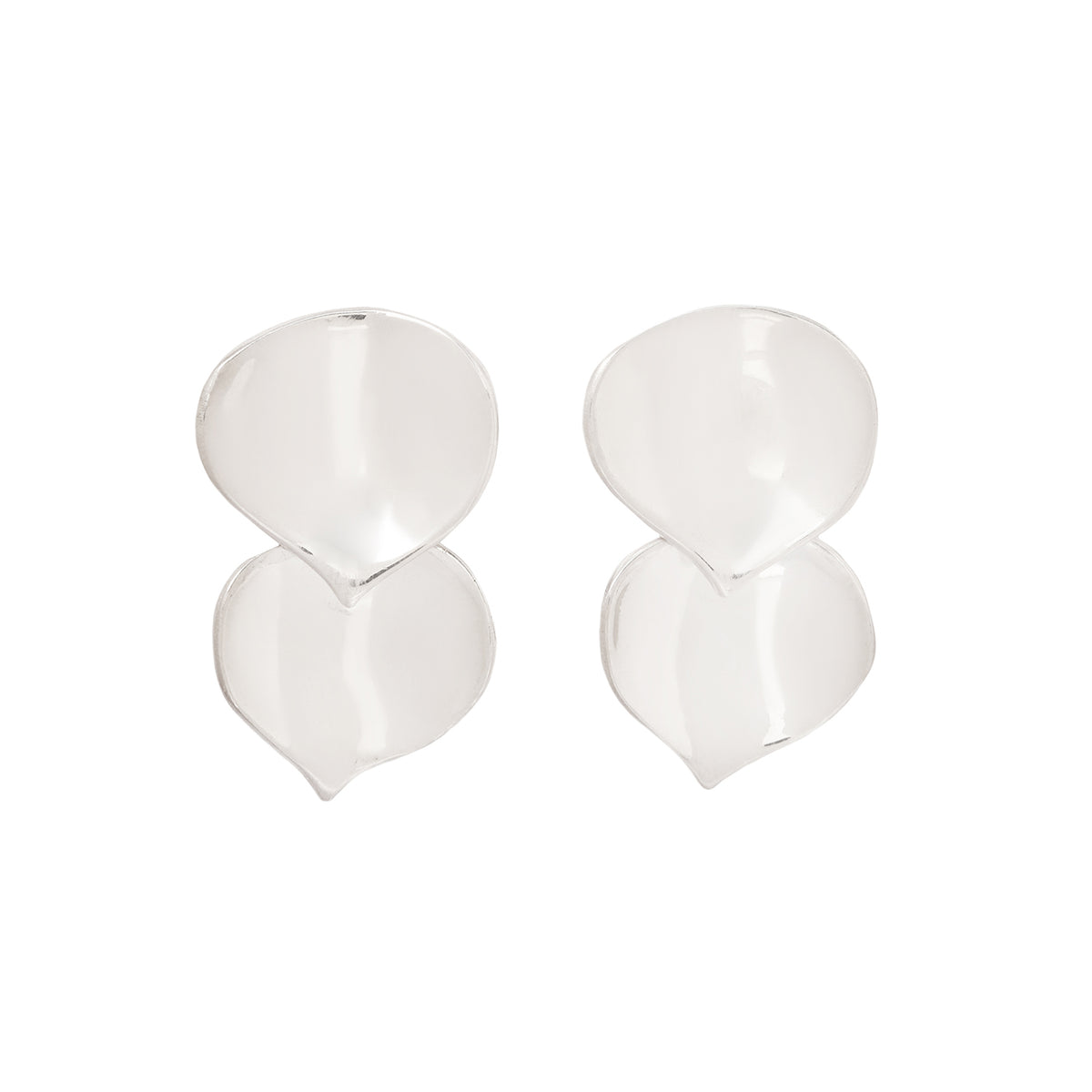 Silver Aspen Short Earrings