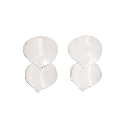 Silver Aspen Short Earrings