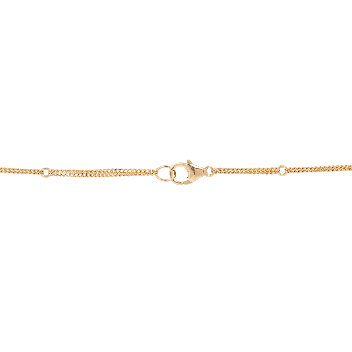 Blue Diamond Textile Station Necklace