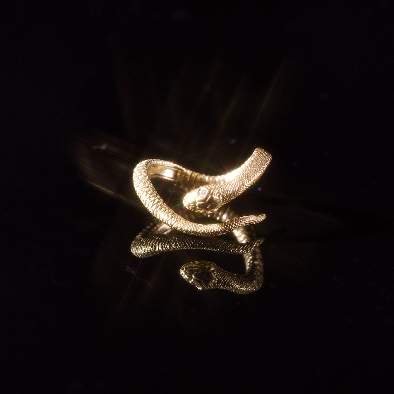 Gold Serpent Ring