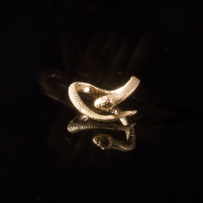 Gold Serpent Ring