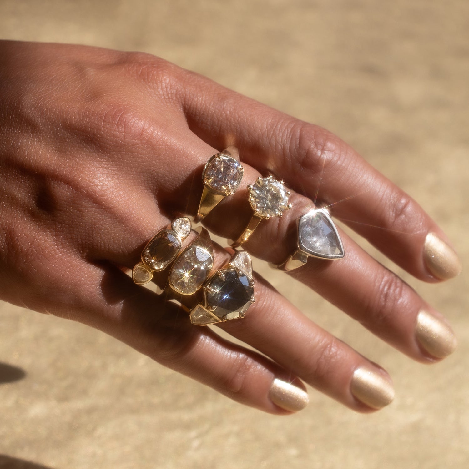 Sunlit Glow Diamond Ring
