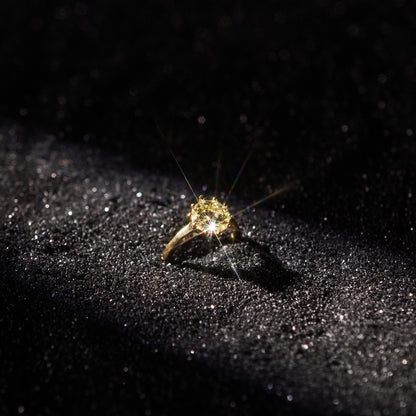 Sunlit Glow Diamond Ring