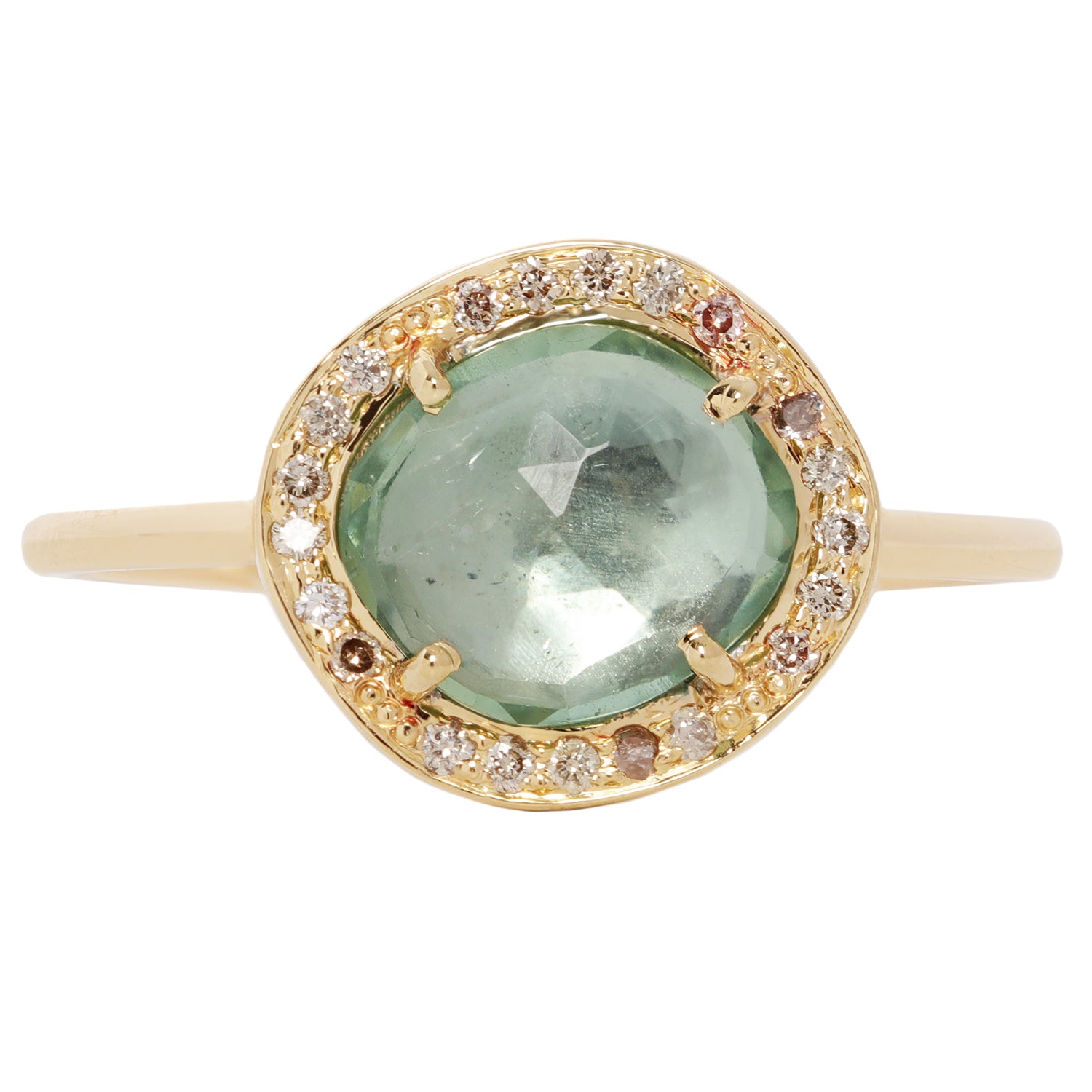 Seafoam Tourmaline Stella Ring