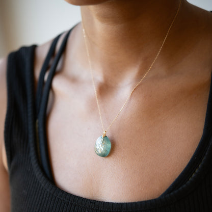 Sun & Moon Tourmaline Necklace