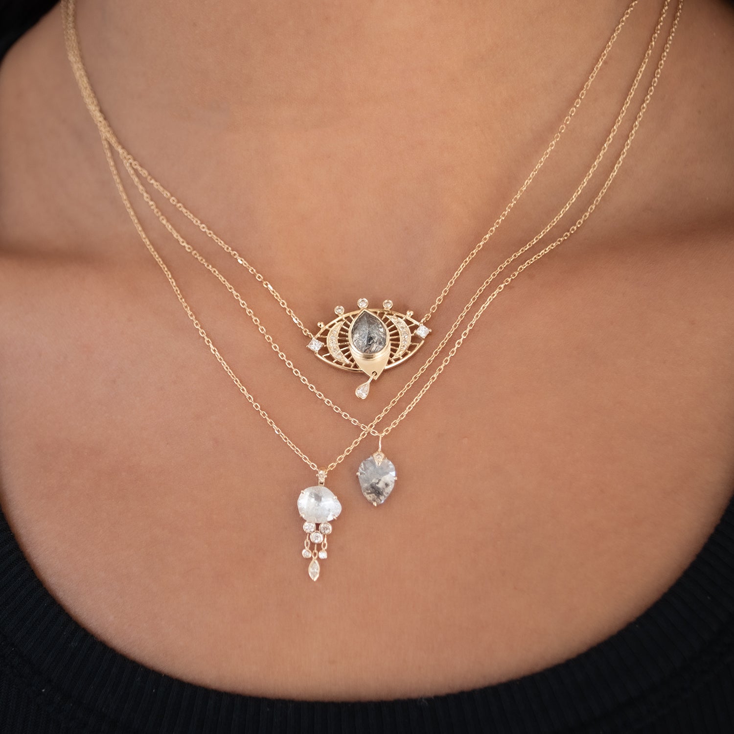 Gray Diamond Dream Maker Necklace