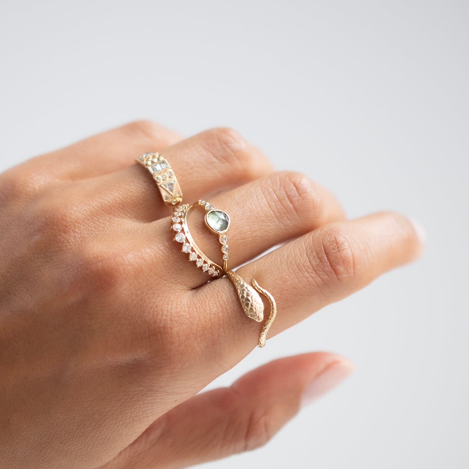 Diamond Totem Ring