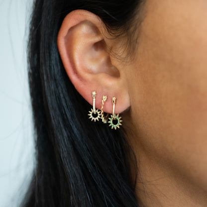 Pavé Baby Spur Earrings