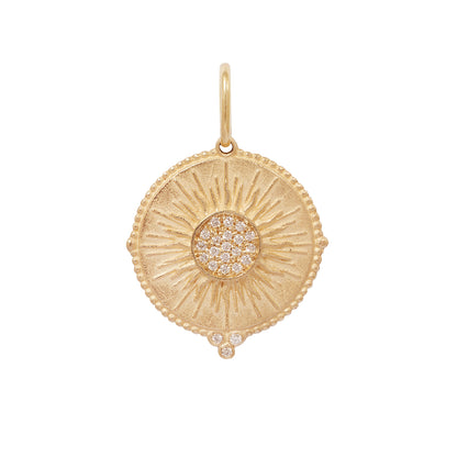 Diamond Sun Charm