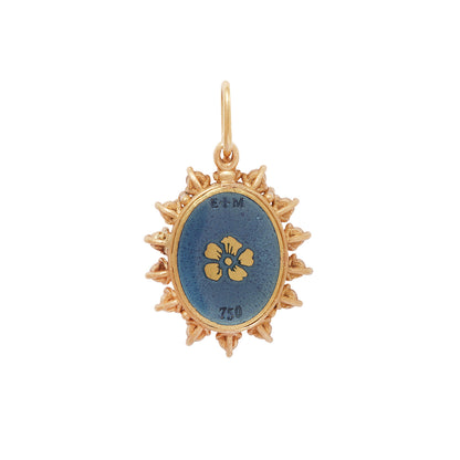 Enamel Skull Charm