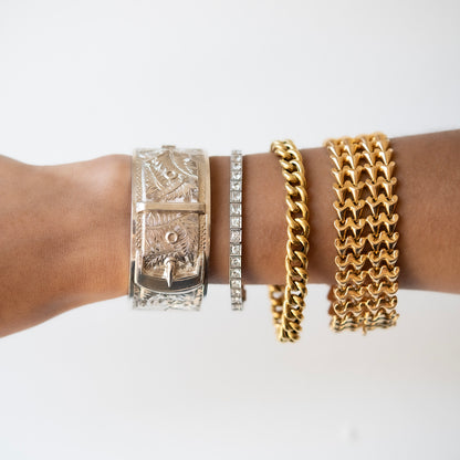 Swedish Gold Curb Bracelet