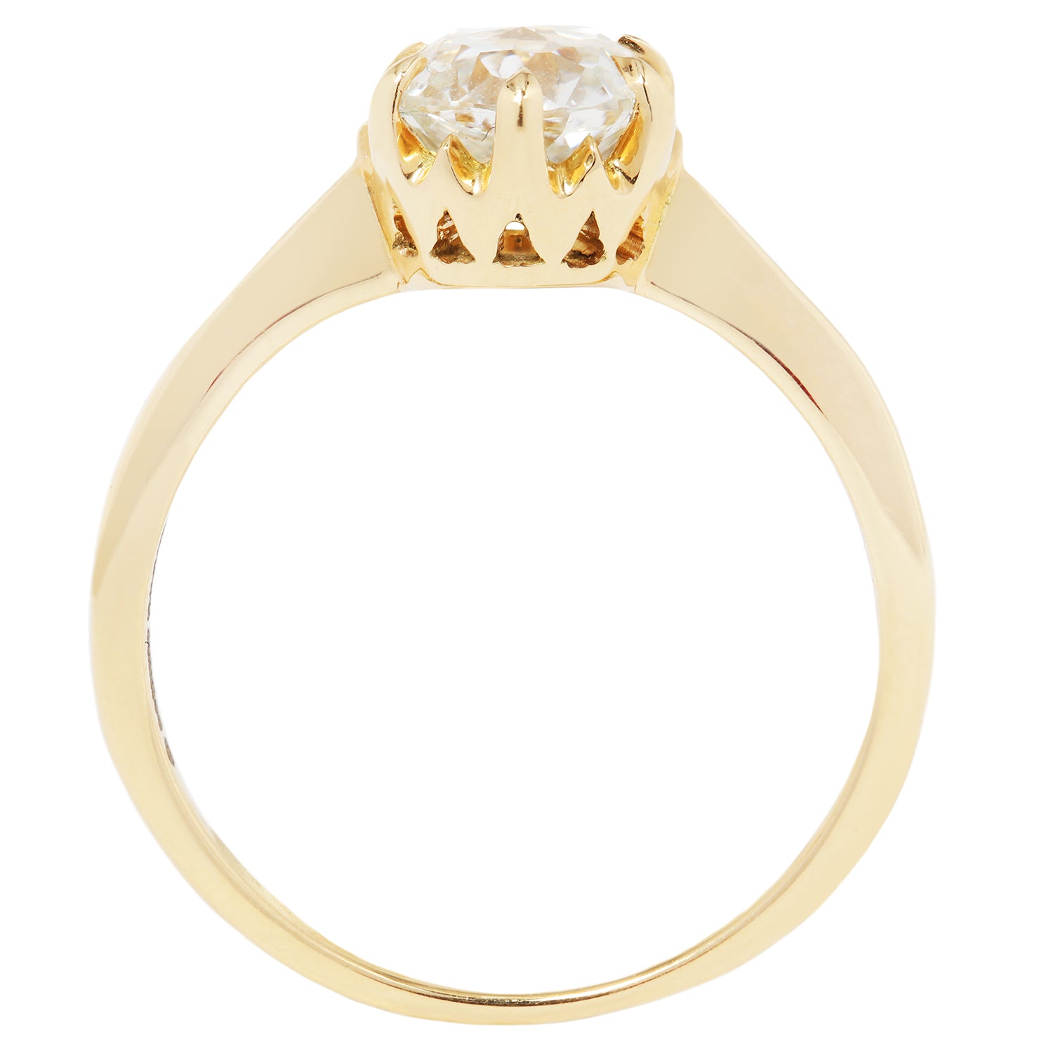 Majestic Crown Jubilee Diamond Solitaire