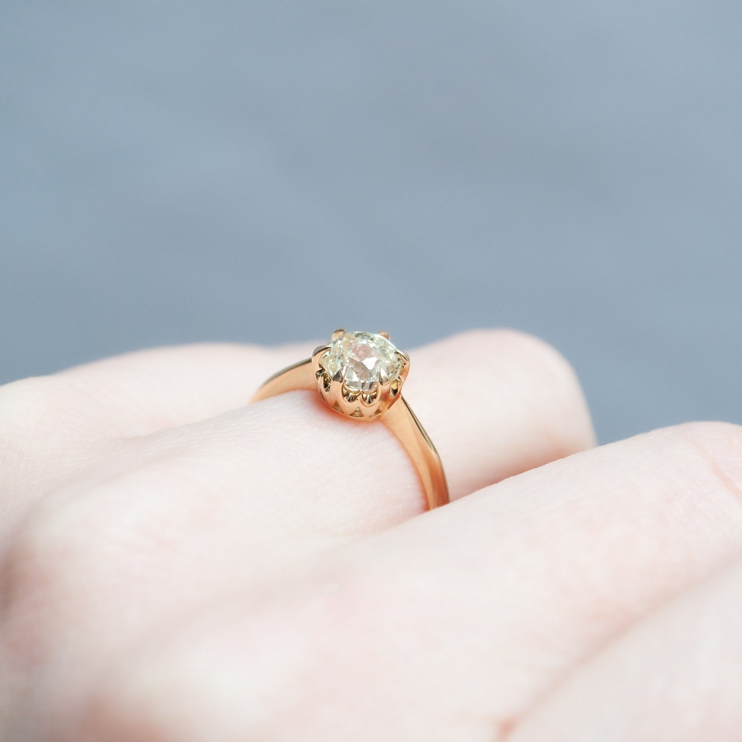 Opulent Crown Jubilee Diamond Solitaire