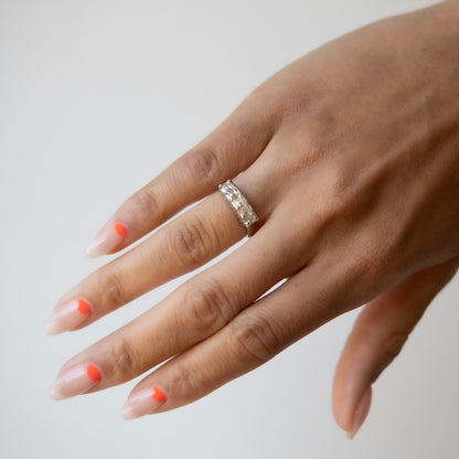 Carré Diamond Deco Ring