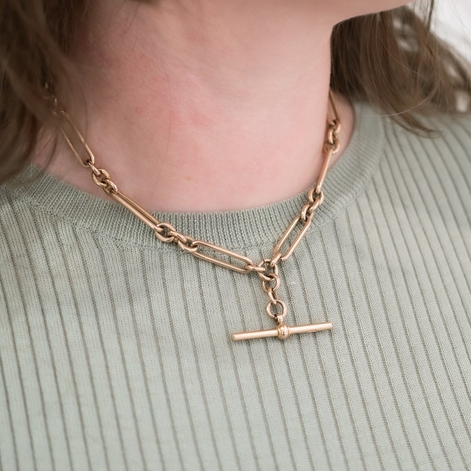 Victorian Paperclip Albert Chain