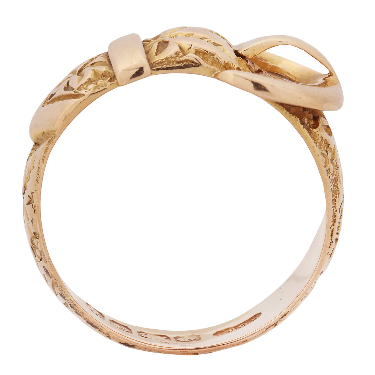 Golden Lily Buckle Ring