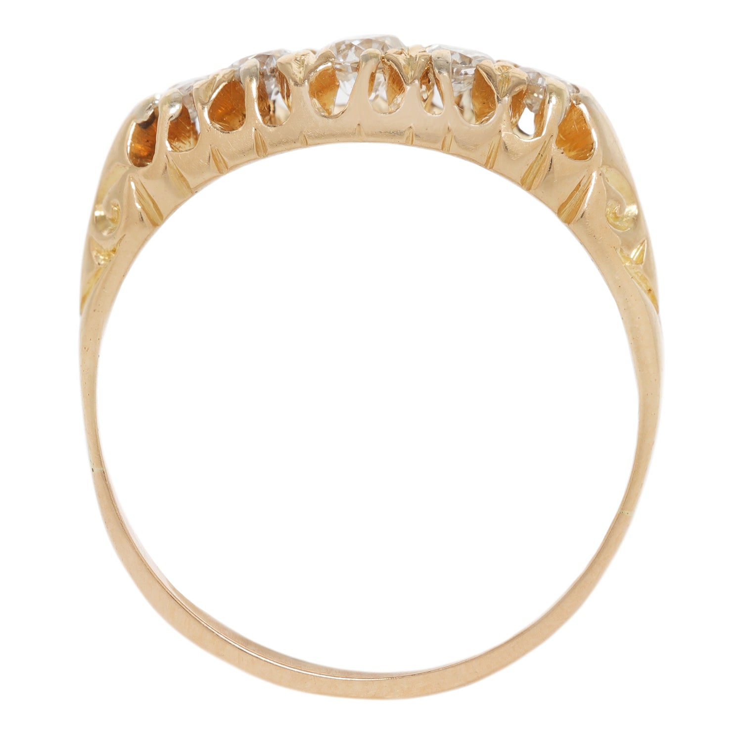 Victorian Crown Diamond Ring