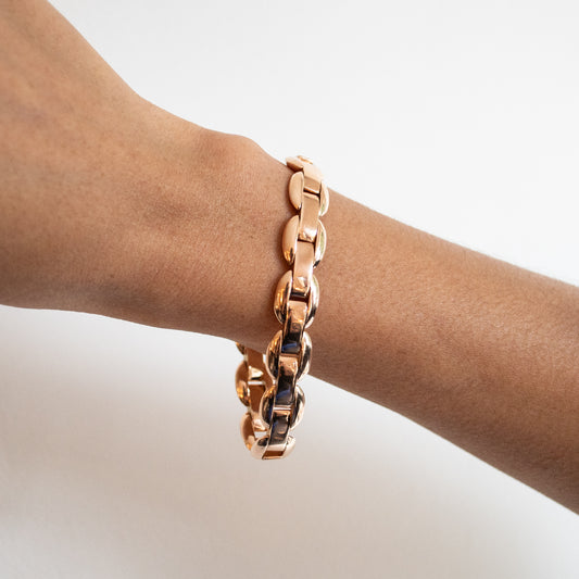 Smooth Oval Link Bracelet