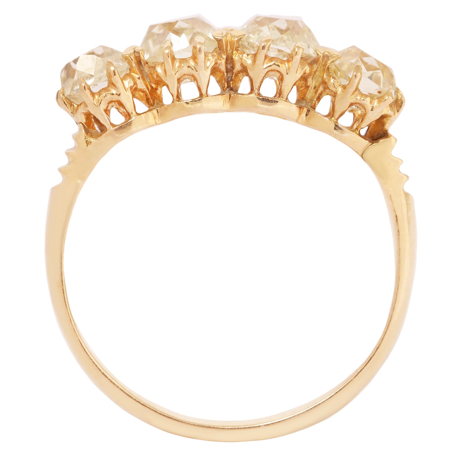 Victorian Quartet Diamond Ring
