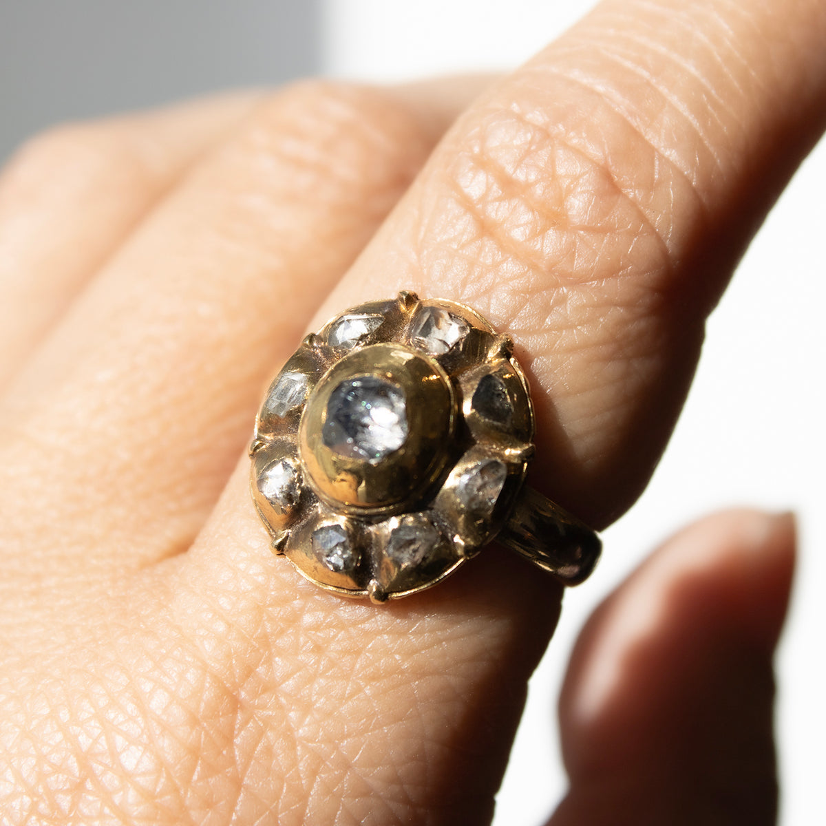 Spanish Diamond Cluster Ring