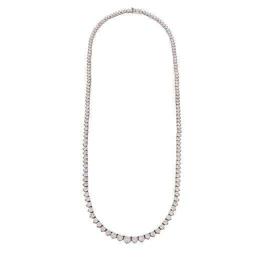 Vintage Diamond Tennis Necklace
