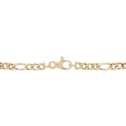 Wide Gold Figaro Bracelet