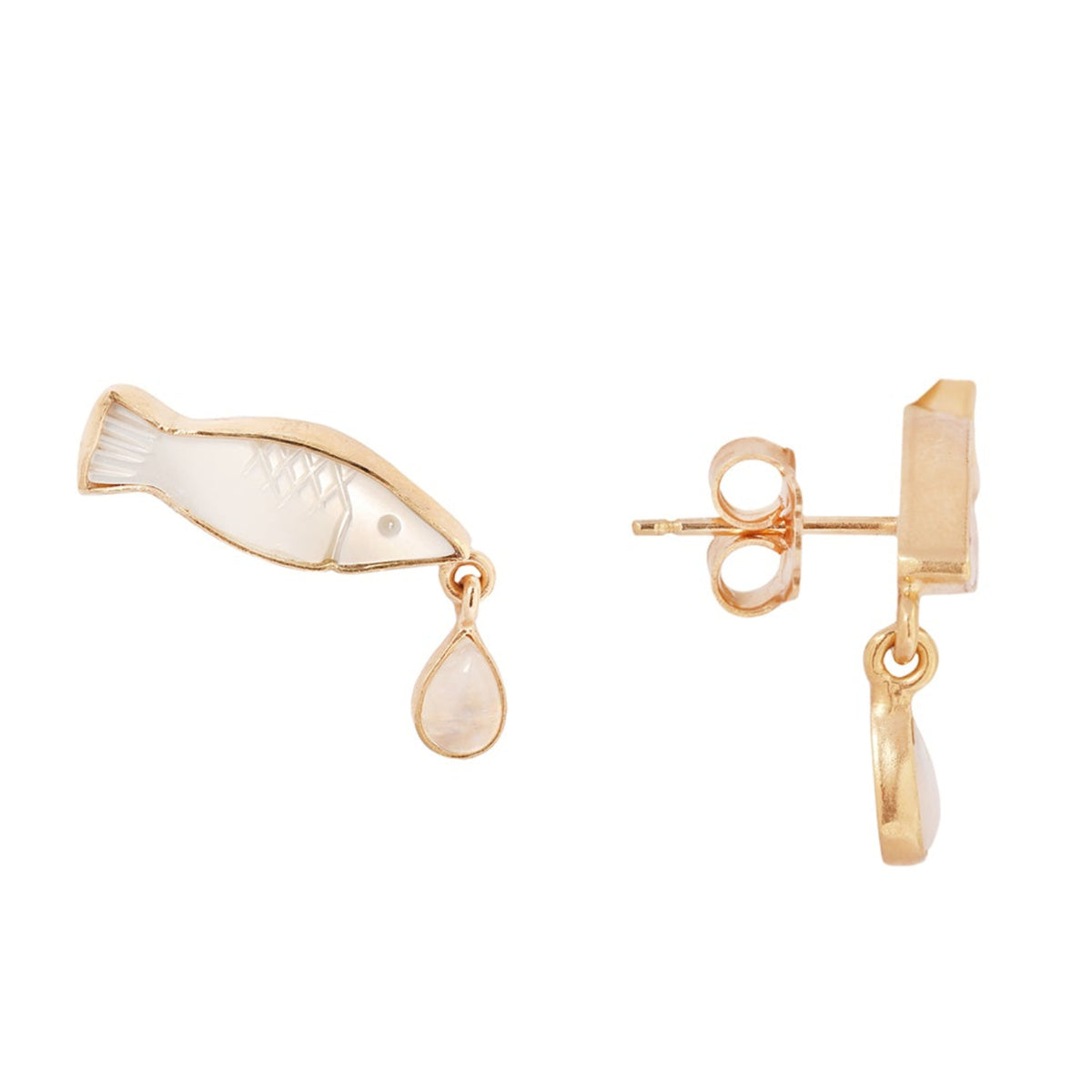 Fish Charm Earrings
