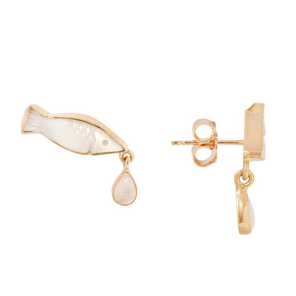 Fish Charm Earrings