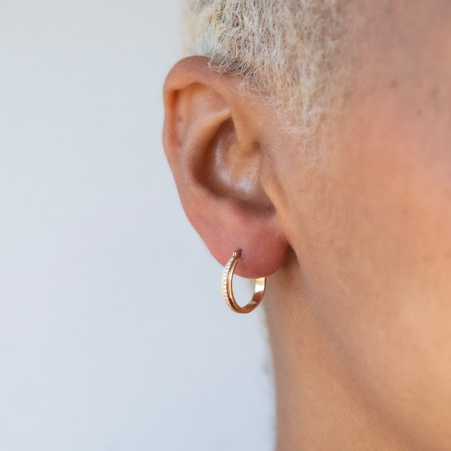Three Step Diamond Hoops