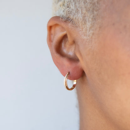 Three Step Diamond Hoops