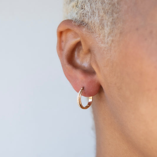 Three Step Diamond Hoops