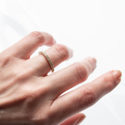 French Set Diamond Half Eternity