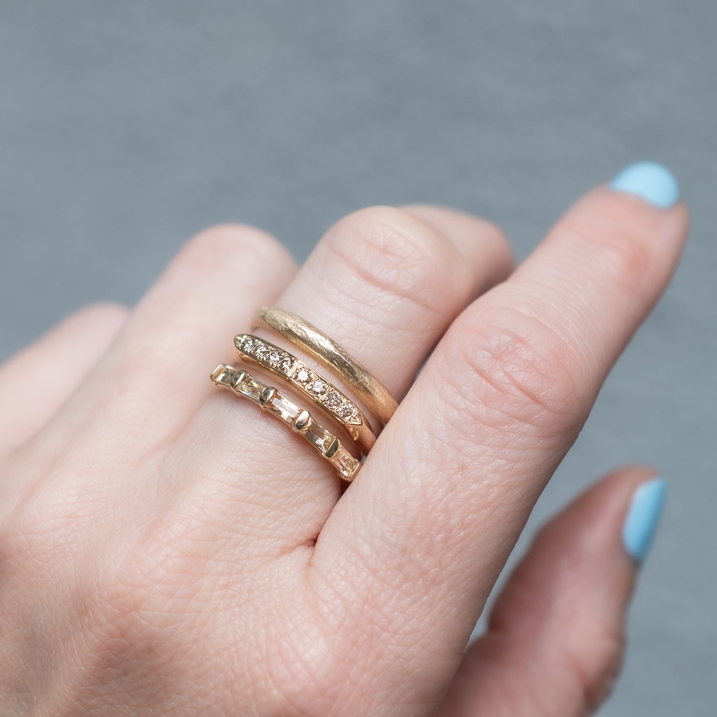 Gracia Champagne Diamond Ring