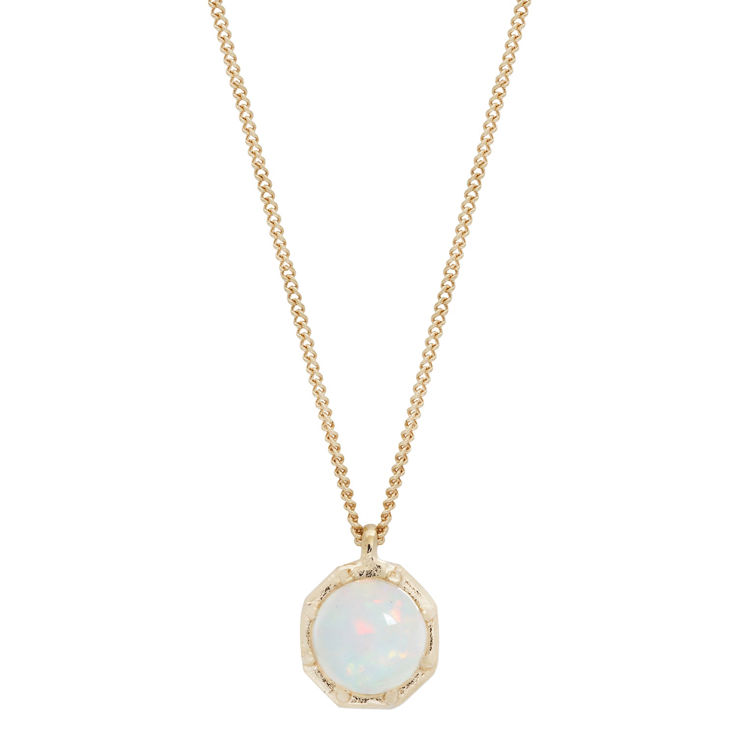 Opal Octagon Necklace