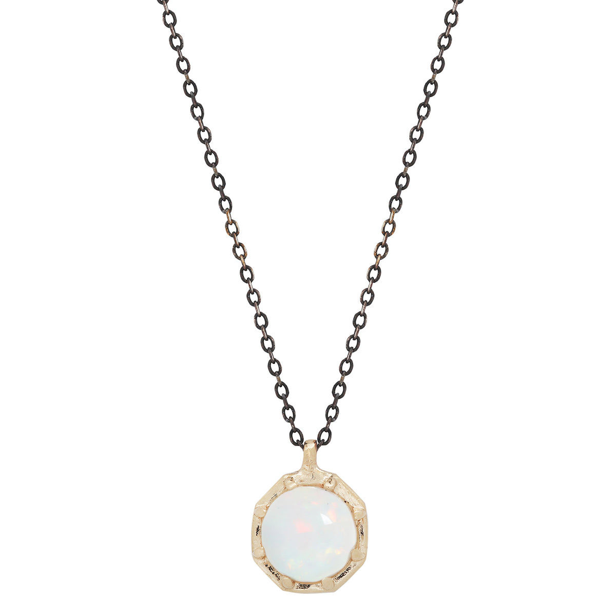 Opal Octagon Necklace