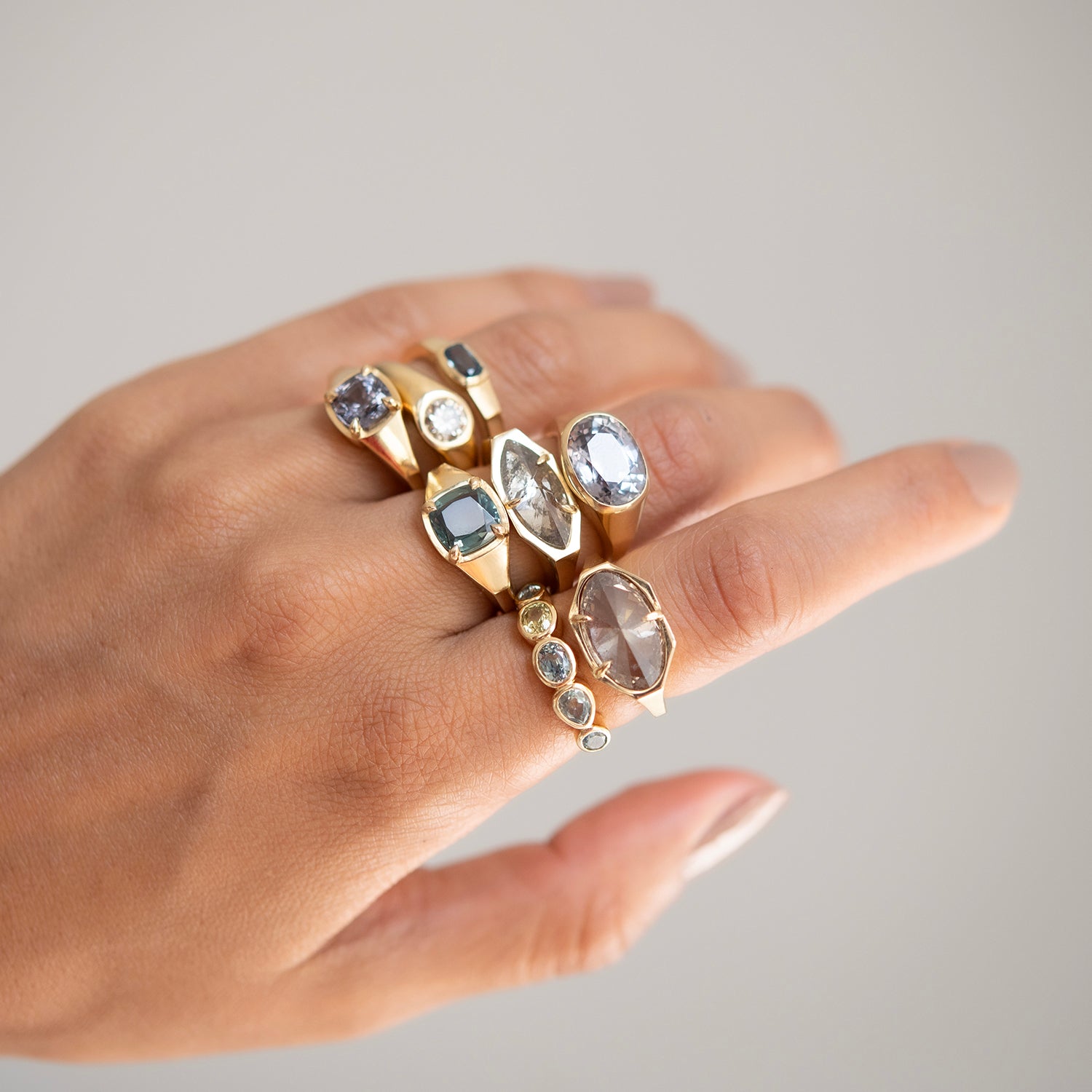 Green Lagoon Empire Ring