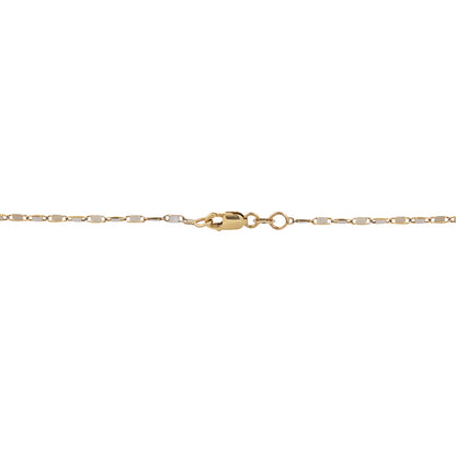 Blue Sapphire Slice Necklace