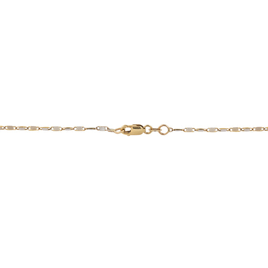 Blue Sapphire Slice Necklace