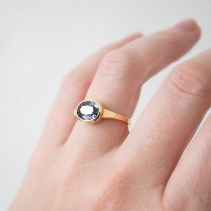 Blue Horizon Sapphire Ring