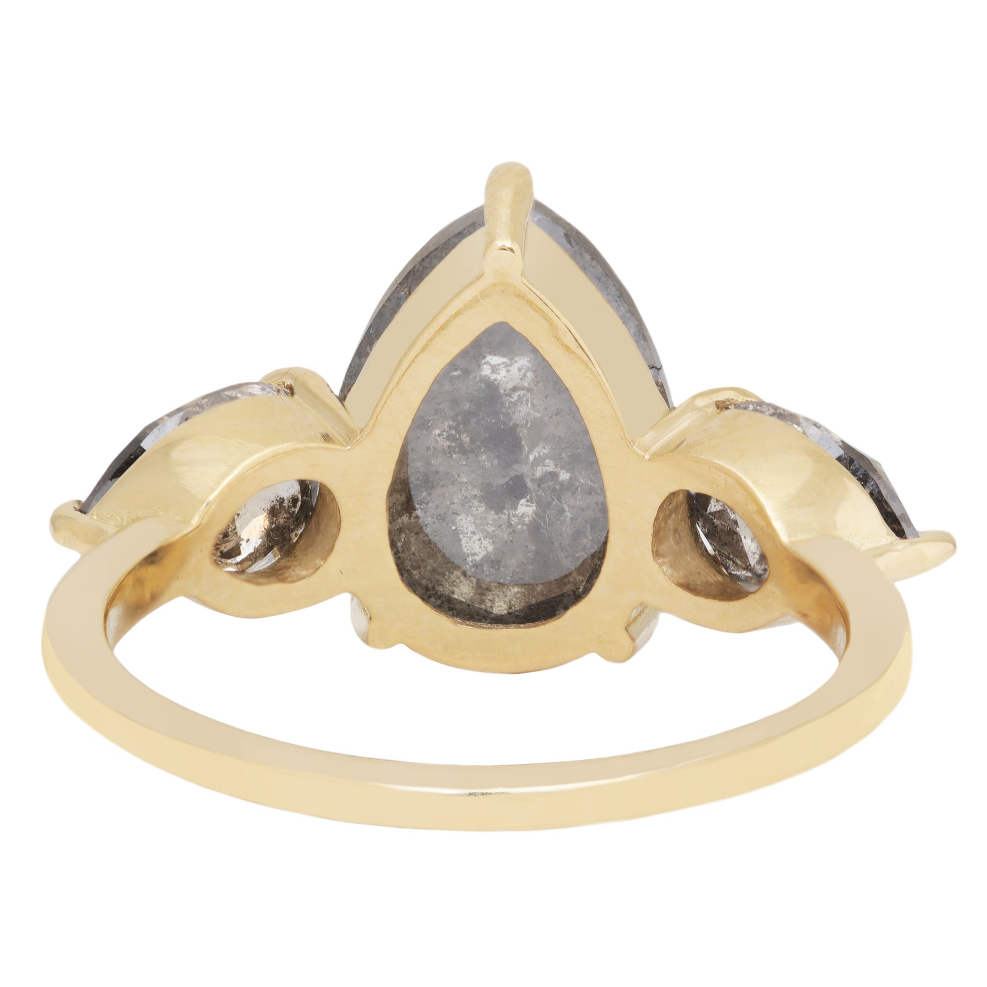 Speckled Lunar Diamond Ring