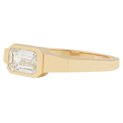 Emerald Cut Mojave Ring