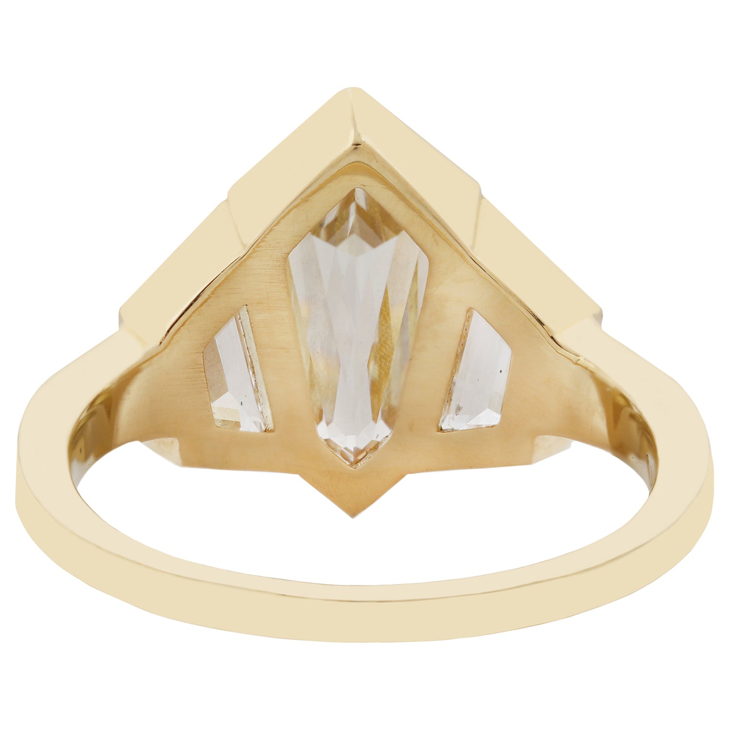 Prism Diamond Shield Ring