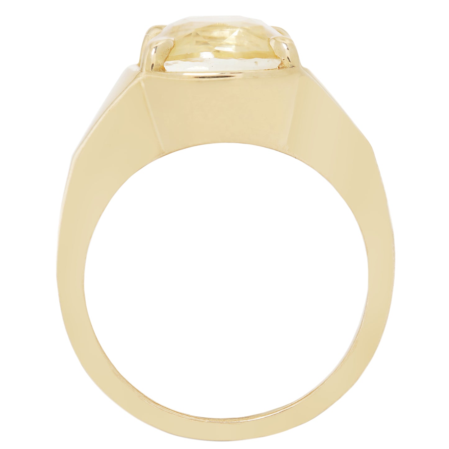 Yellow Sapphire Empire Ring