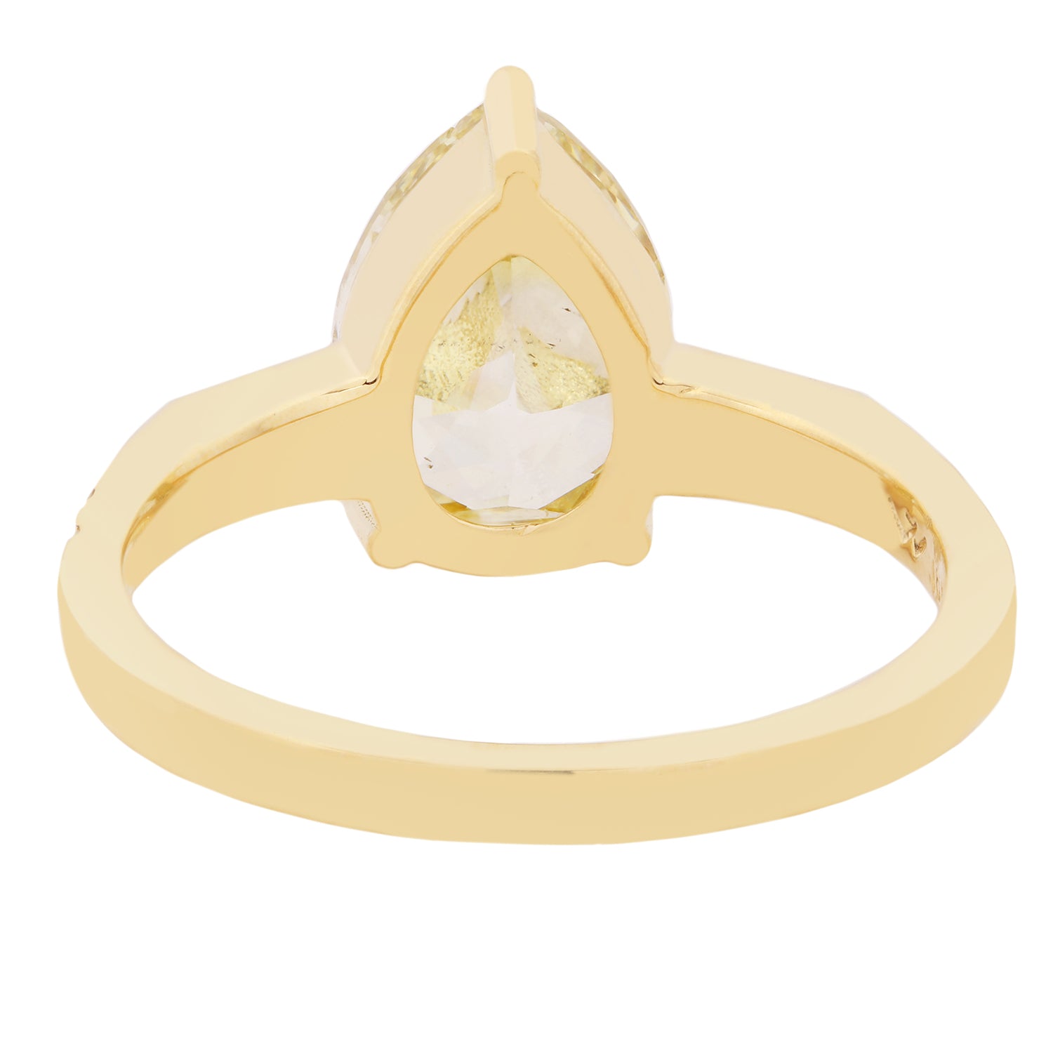 Canary Diamond Radiance Ring